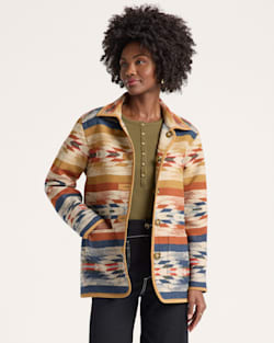 pendleton WOMEN'S WYETH FALLS REVERSIBLE WOOL COAT
