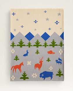 Pendleton SHARED PATH KNIT BABY BLANKET WITH BEANIE