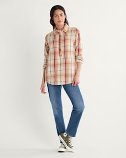 Pendleton WOMEN'S ARCADIA FLANNEL PLAID POPOVER SHIRT