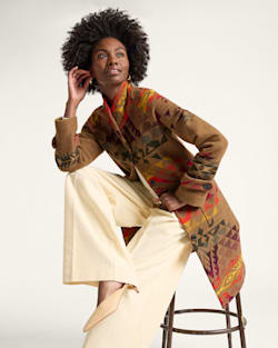 pendleton WOMEN'S AUTUMN BIRCH ARCHIVE BLANKET COAT