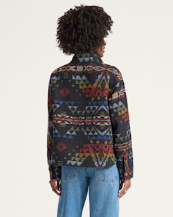 Pendleton WOMEN'S AUTUMN BIRCH COTTON CHAMOIS HALF-ZIP PULLOVER