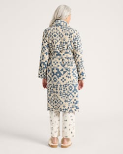 Pendleton WOMEN'S BLUE RIDGE COTTON TERRY VELOUR BATHROBE