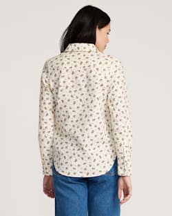 Pendleton WOMEN'S FLORAL COTTON TWILL GAMBLER SHIRT