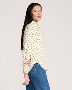Pendleton WOMEN'S FLORAL COTTON TWILL GAMBLER SHIRT