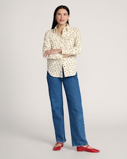 Pendleton WOMEN'S FLORAL COTTON TWILL GAMBLER SHIRT