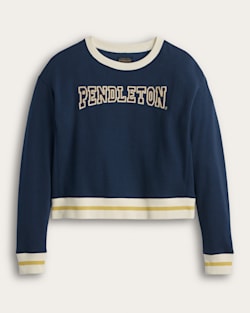 pendleton WOMEN'S LOGO GRAPHIC FRENCH TERRY PULLOVER