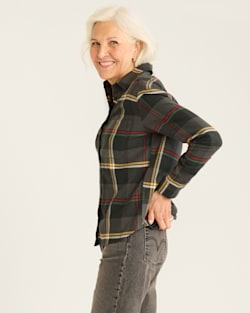 Pendleton WOMEN'S PLAID BOYFRIEND DOUBLEBRUSHED FLANNEL SHIRT