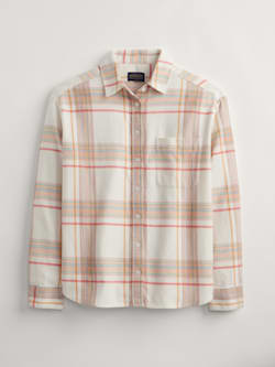 pendleton WOMEN'S PLAID BOYFRIEND DOUBLEBRUSHED FLANNEL SHIRT
