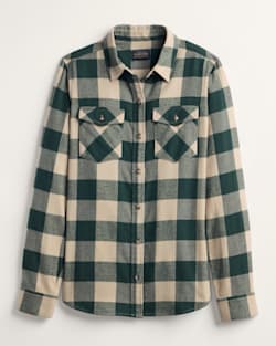 pendleton WOMEN'S PLAID COTTON FLANNEL WESTERN SHIRT