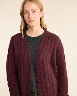 Pendleton WOMEN'S SHETLAND COLLECTION FISHERMAN CARDIGAN