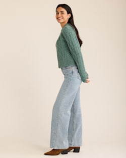 Pendleton WOMEN'S SHETLAND COLLECTION FISHERMAN SWEATER