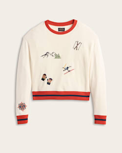 pendleton WOMEN'S SKI GRAPHIC FRENCH TERRY PULLOVER