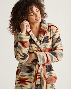 Pendleton WOMEN'S WYETH TRAIL COTTON TERRY VELOUR BATHROBE