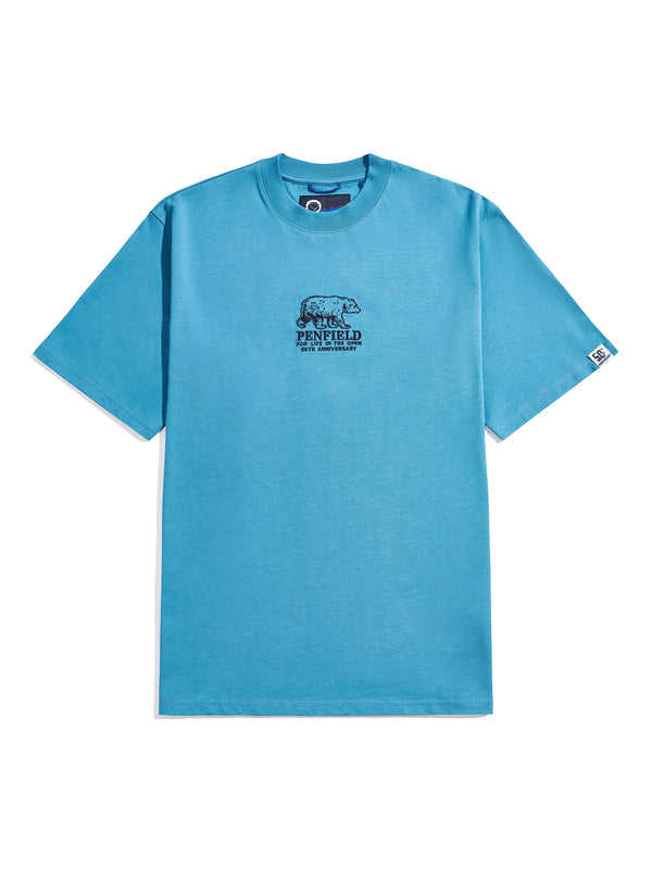 Penfield 50th Anniversary Embroidered T-Shirt In Niagara