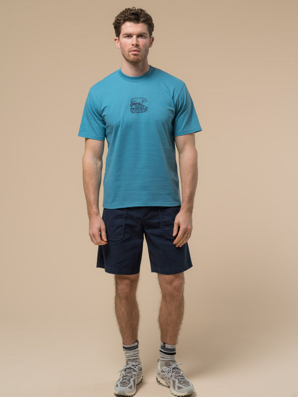 Penfield 50th Anniversary Embroidered T-Shirt In Niagara