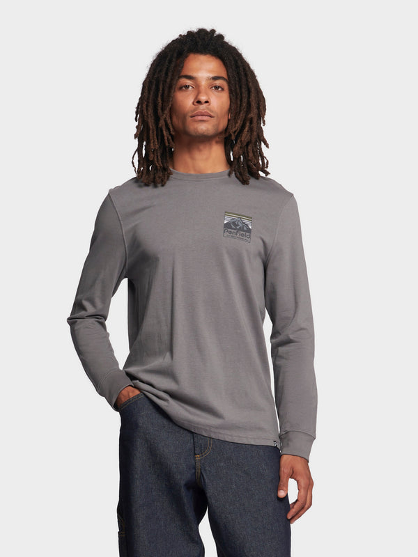 Penfield Back Graphic Long Sleeve T-Shirt In Castlerock