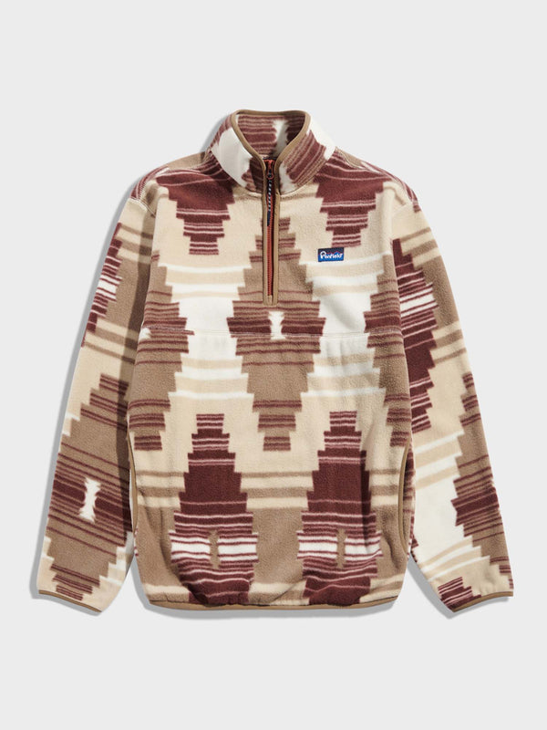 penfield Forefounders Graylock Fleece ¼ Zip in Lead Gray