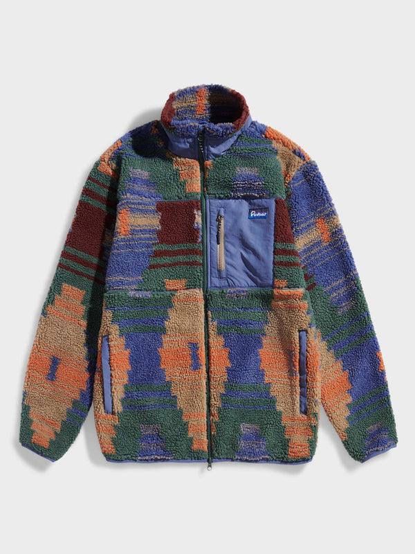 penfield Forefounders Mattawa Fleece Jacket in Lead Gray