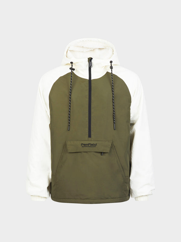 penfield Hudson Script Windbreaker Jacket in Forest Night