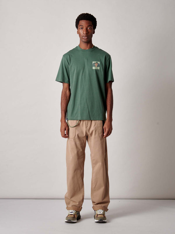 Penfield Mountain Back Forefounders T-Shirt In Cilantro