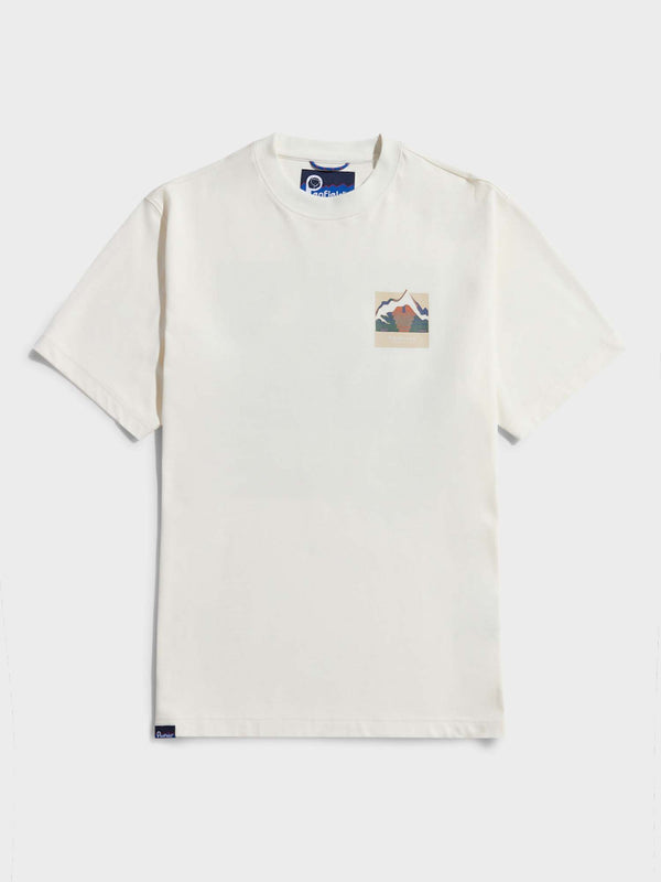penfield Mountain Back Forefounders T-Shirt in Vanilla Ice