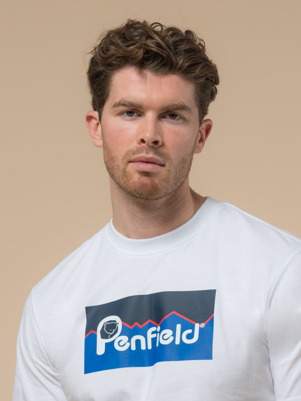 Penfield Original Large Logo T-Shirt In Bright White