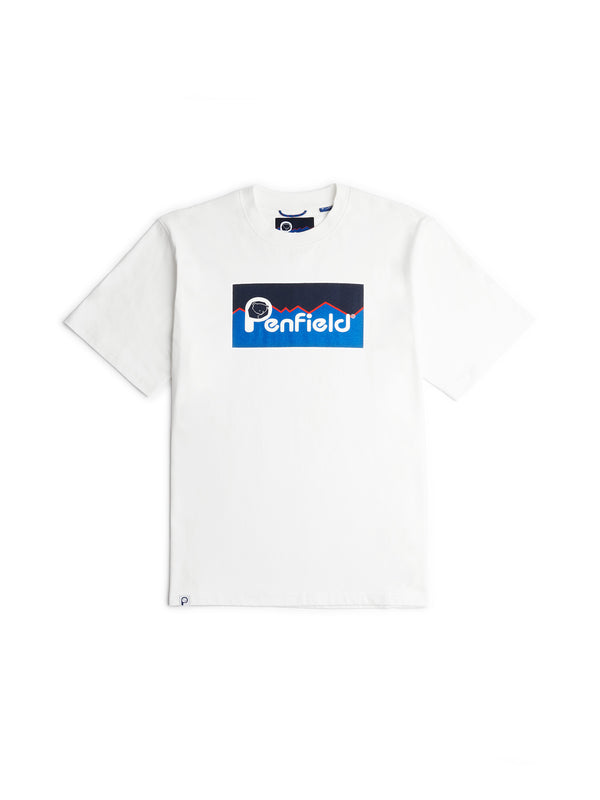 penfield Original Large Logo T-Shirt in Bright White