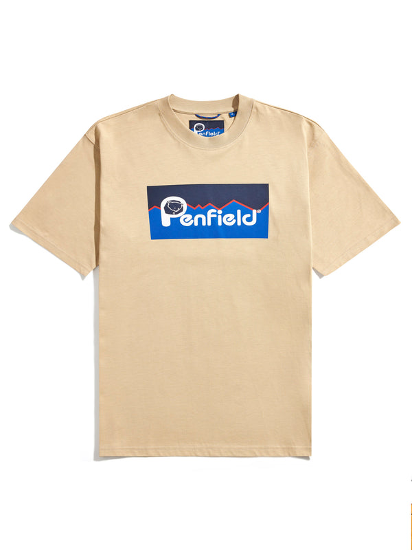 Penfield Original Large Logo T-Shirt In Fields Of Rye