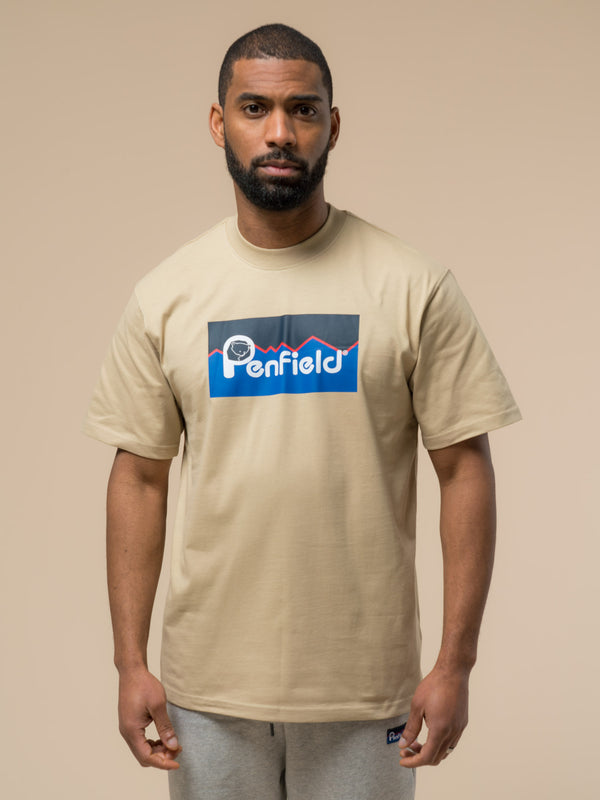 penfield Original Large Logo T-Shirt in Fields Of Rye