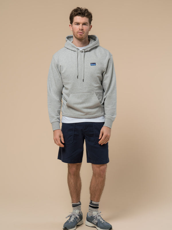 Penfield Original Logo Hoodie In Athletic Grey Heather