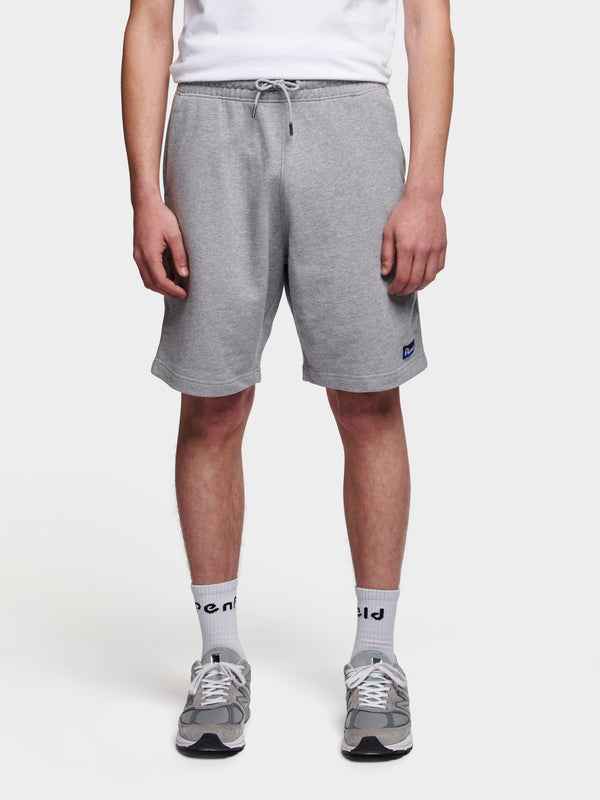 Penfield Original Logo Sweat Short In Athletic Grey Heather