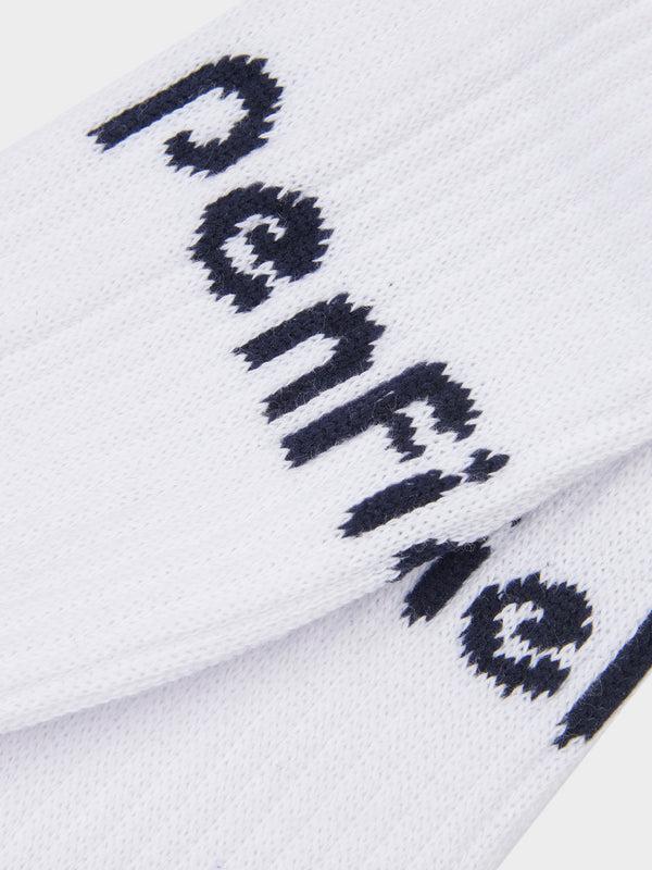 Penfield 2 Pack Intarsia Socks In Bright White