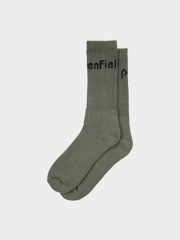 penfield 2 Pack Intarsia Socks in Forest Night