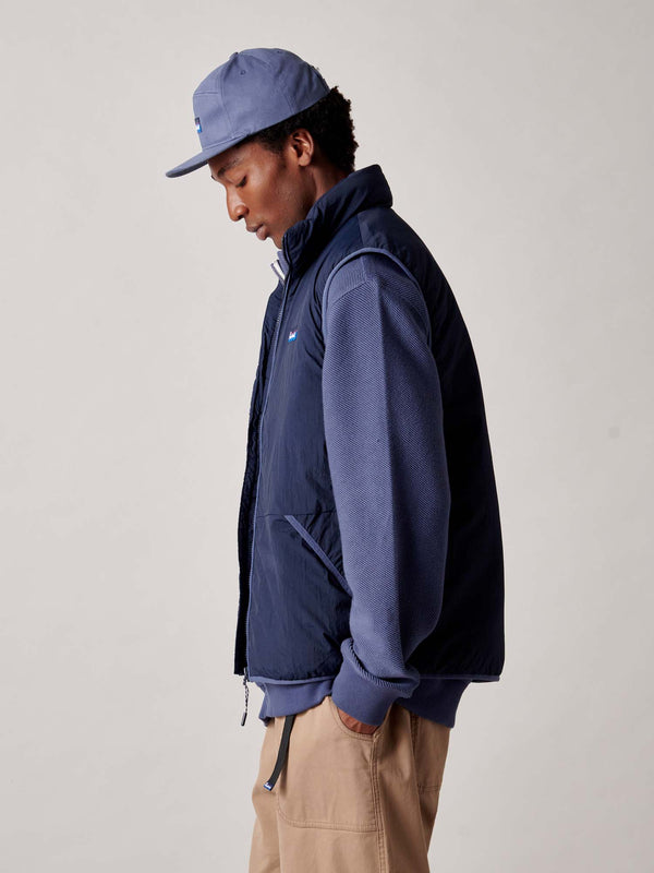 Penfield Assabet Flat Vest In Navy Blue