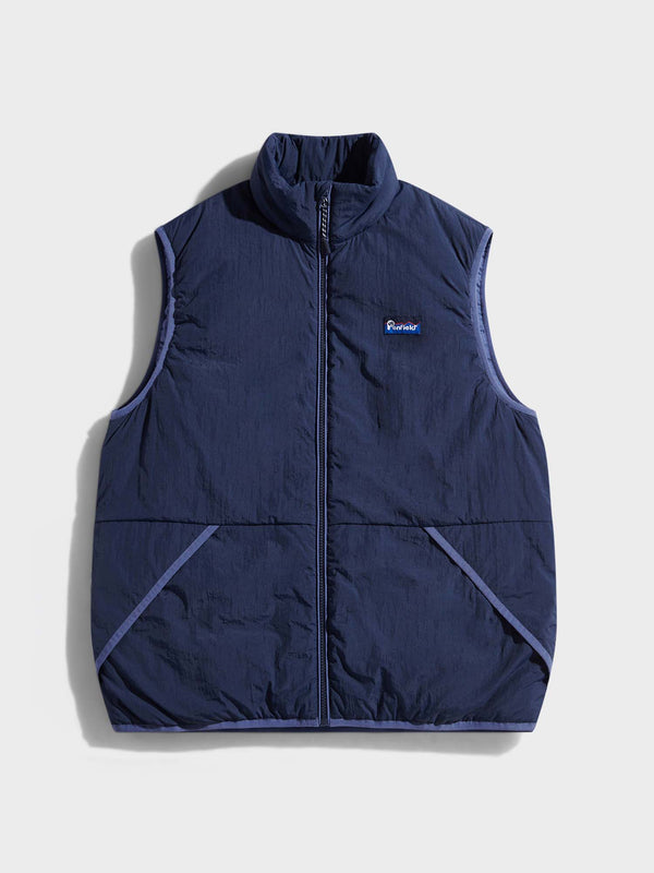 penfield Assabet Flat Vest in Navy Blue