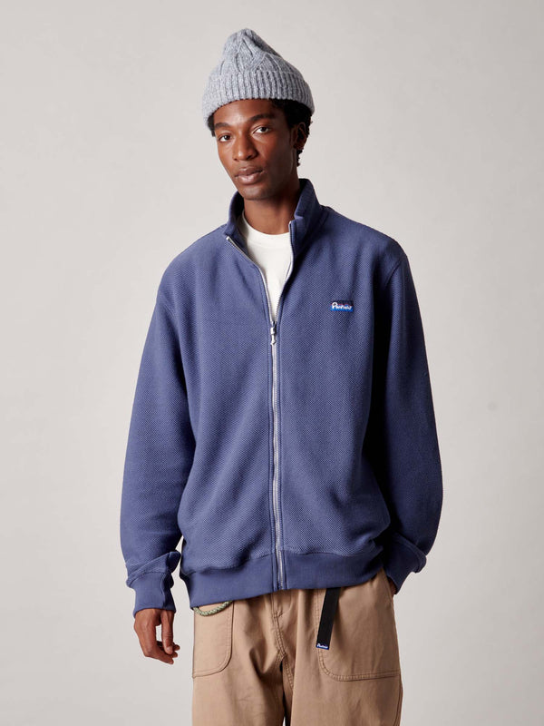 Penfield Berkley Zip Thru Funnel In Blue Indigo