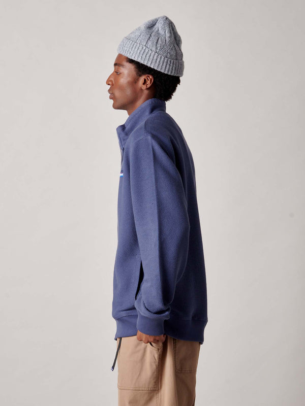 Penfield Berkley Zip Thru Funnel In Blue Indigo