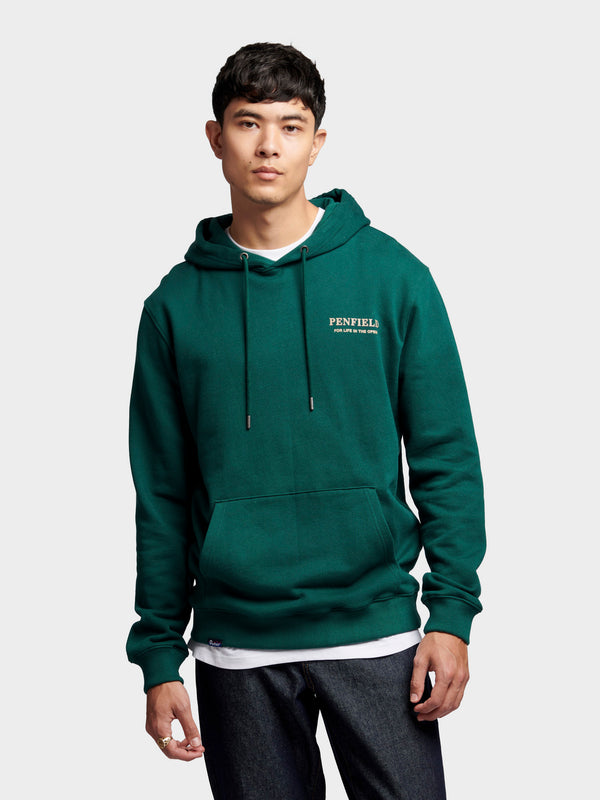 Penfield Black Bear Hoodie In June Bug