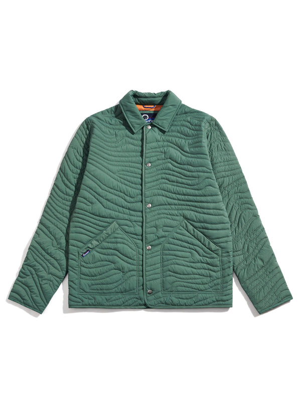 Penfield Cahoon Quilted Jacket In Dark Forest