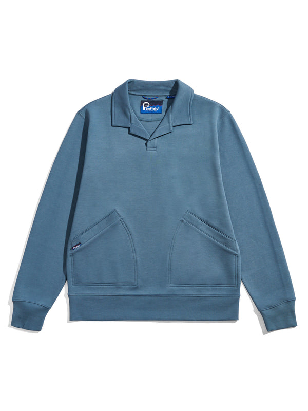 Penfield Cahoon Rugby Shirt In Blue Fusion