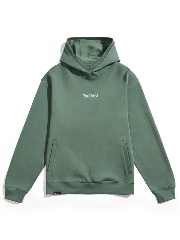 Penfield Circle Landscape Hoodie In Dark Forest