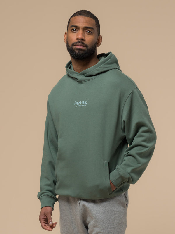 Penfield Circle Landscape Hoodie In Dark Forest