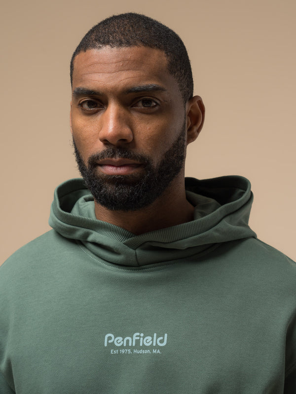 penfield Circle Landscape Hoodie in Dark Forest