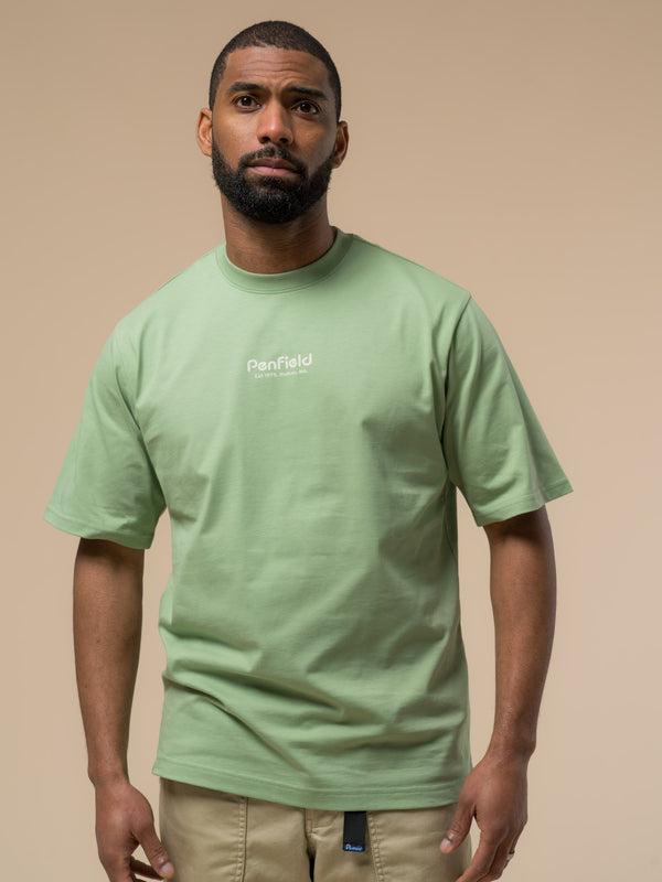 penfield Circle Landscape T-Shirt in Mistletoe