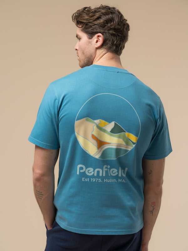 Penfield Circle Landscape T-Shirt In Niagara