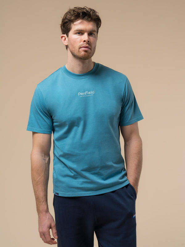 penfield Circle Landscape T-Shirt in Niagara