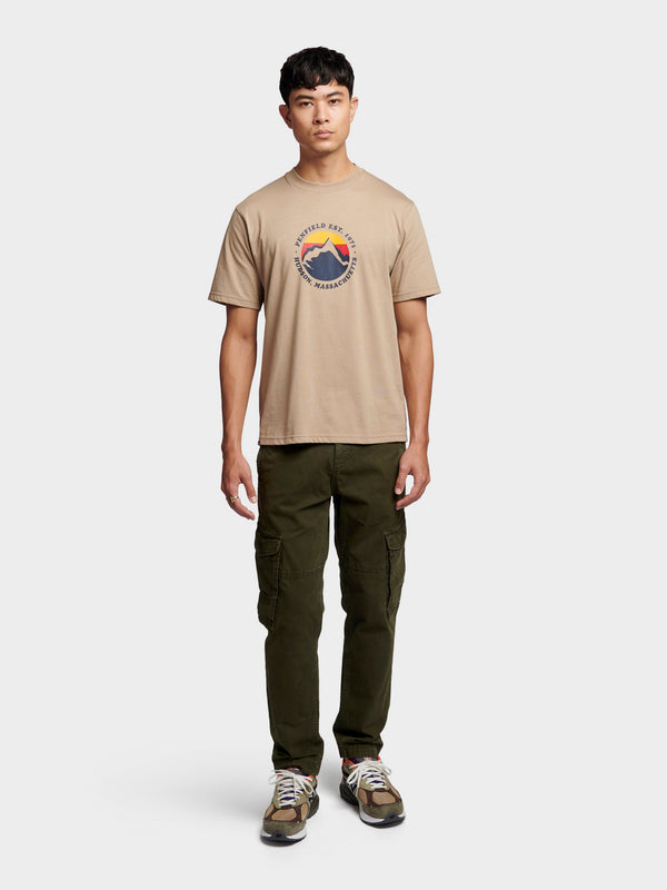 Penfield Circle Mountain T-Shirt In Chinchilla
