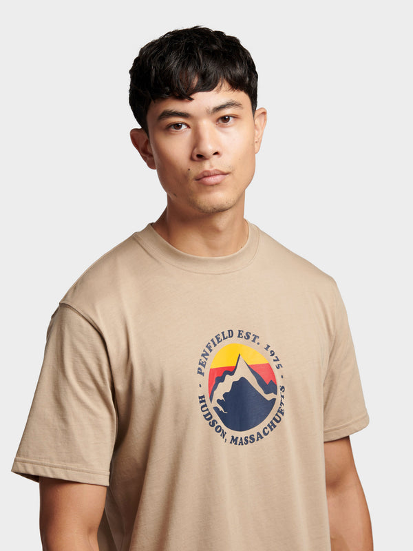 Penfield Circle Mountain T-Shirt In Chinchilla