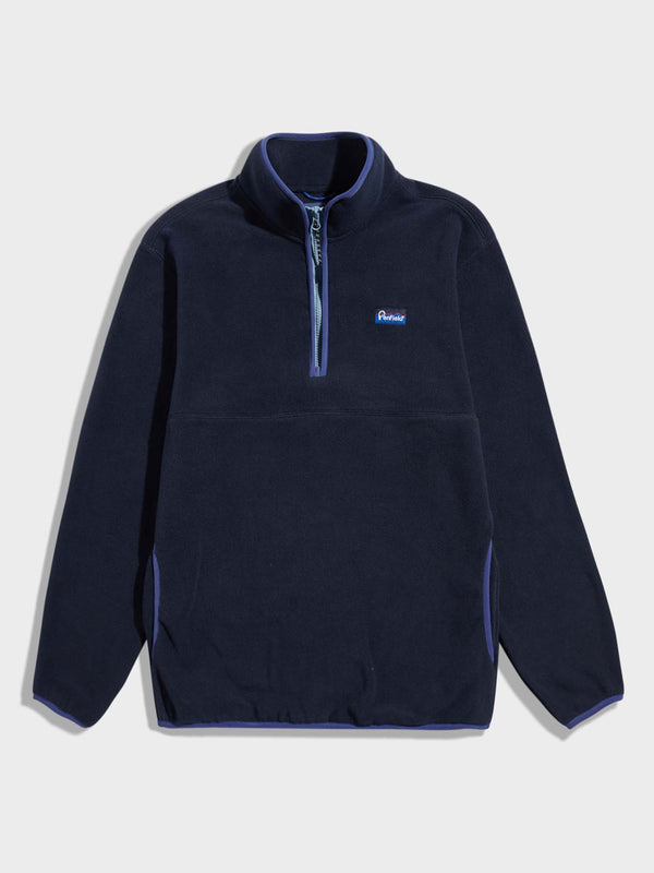 penfield Graylock Fleece ¼ Zip in Navy Blue