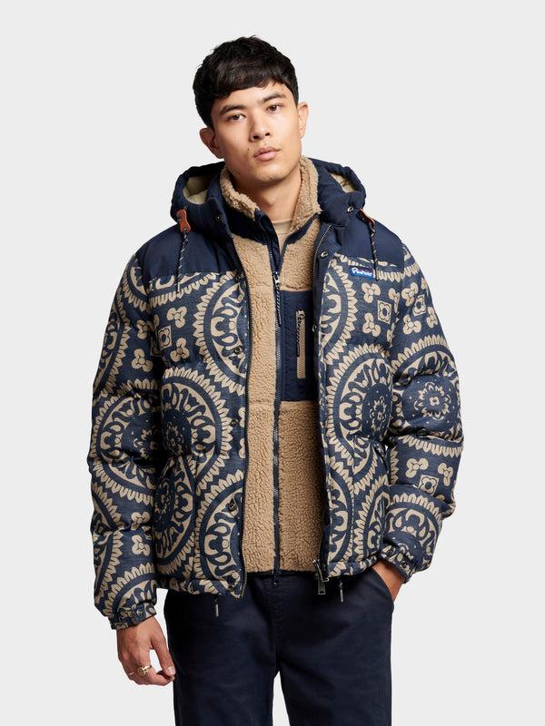 Penfield Jacquard Bowerbridge Jacket In Navy Blue